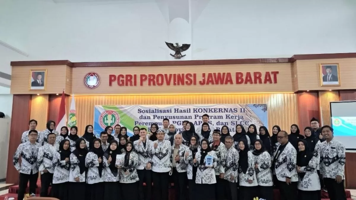 Perkuat Kualitas Pendidikan, PGRI Jawa Barat Sosialisasikan Hasil Konkernas II 2026 dan Susun Program Kerja Strategis